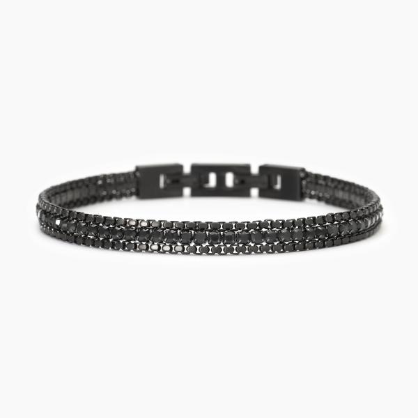 bracciale-in-acciaio-316l-pvd-nero-cristalli